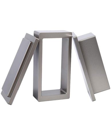 Moule Pré-Presse Rectangulaire en Aluminium 10x5 cm