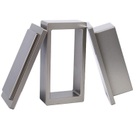 Moule Pré-Presse Rectangulaire en Aluminium 10x5 cm