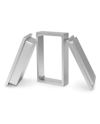 Moule Pré-Presse Rectangulaire en Aluminium 12,5 x 7,5 cm