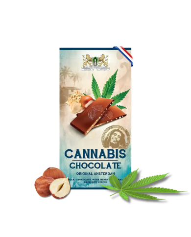 Chocolat au lait graines de chanvre noisettes | MULTITRANCE