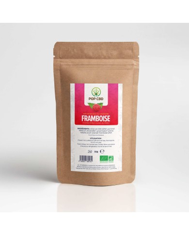 Tisane CBD bio framboise | POP CBD