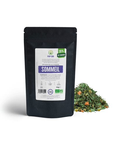 Tisane CBD bio sommeil - vrac | POP CBD