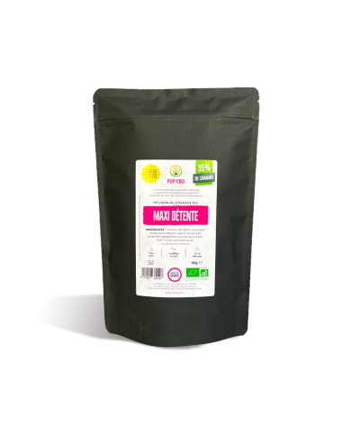 Tisane CBD bio maxi détente | POP CBD