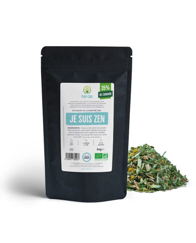 Tisane CBD bio je suis zen | POP CBD