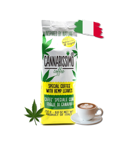 Café feuilles de chanvre - moulu | CANNABISSIMO