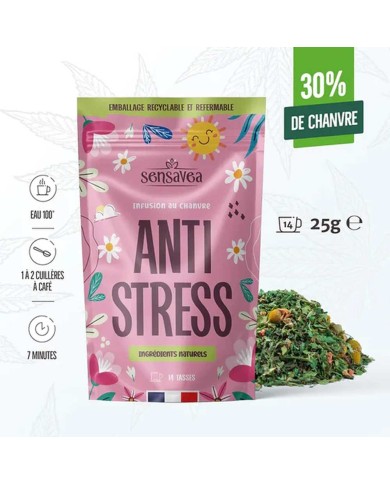 Tisane CBD bio anti stress | SENSAVEA