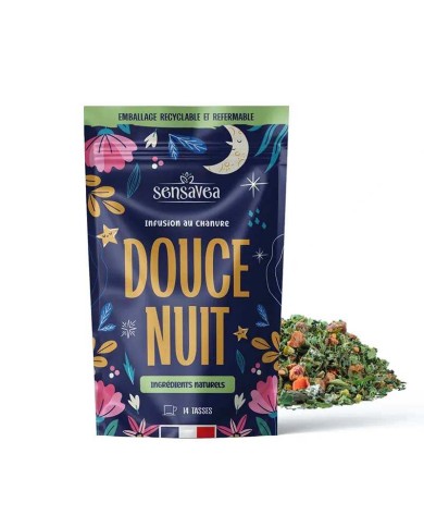 Tisane CBD bio douce nuit | SENSAVEA