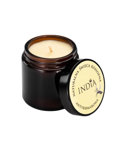 Bougie chanvre citronnelle girofle patchouli | INDIA