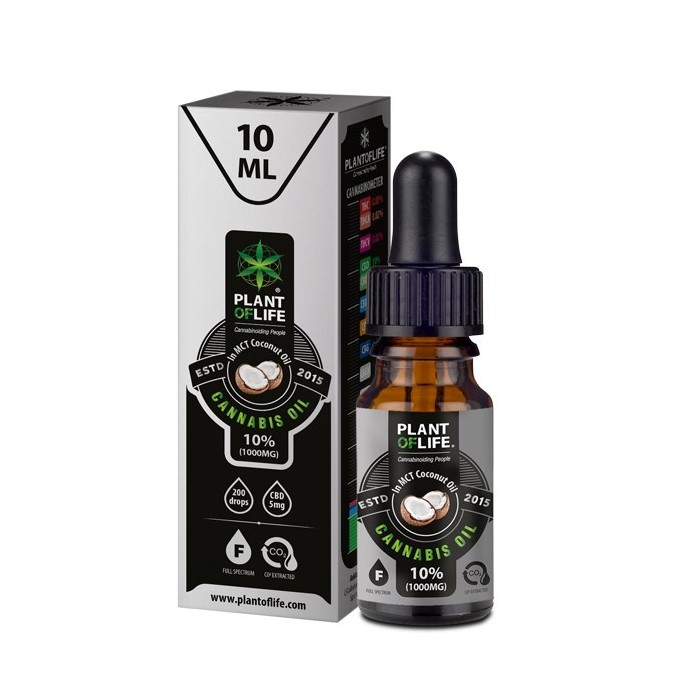 Huile CBD 10% full spectrum coco | PLANT OF LIFE