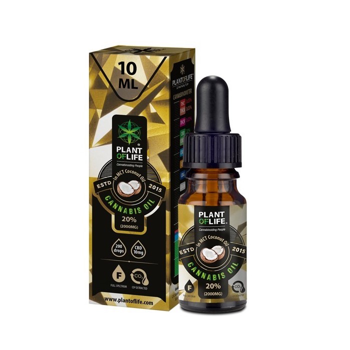 Huile CBD 20% full spectrum coco | PLANT OF LIFE