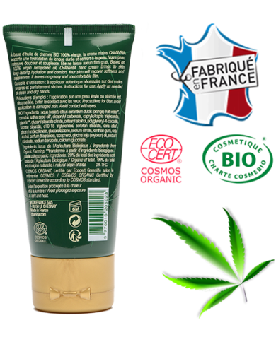 Crème mains huile de chanvre bio | CHANVRIA