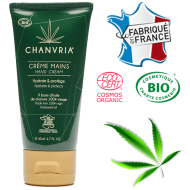 Crème mains huile de chanvre bio | CHANVRIA