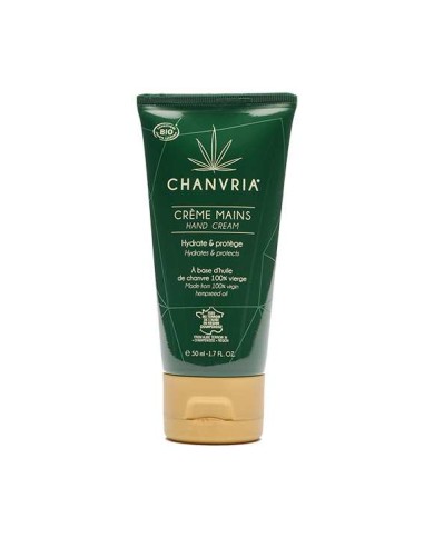 Crème mains huile de chanvre bio | CHANVRIA