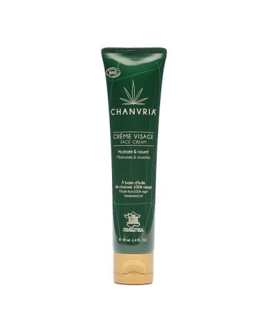 Crème visage huile de chanvre bio | CHANVRIA