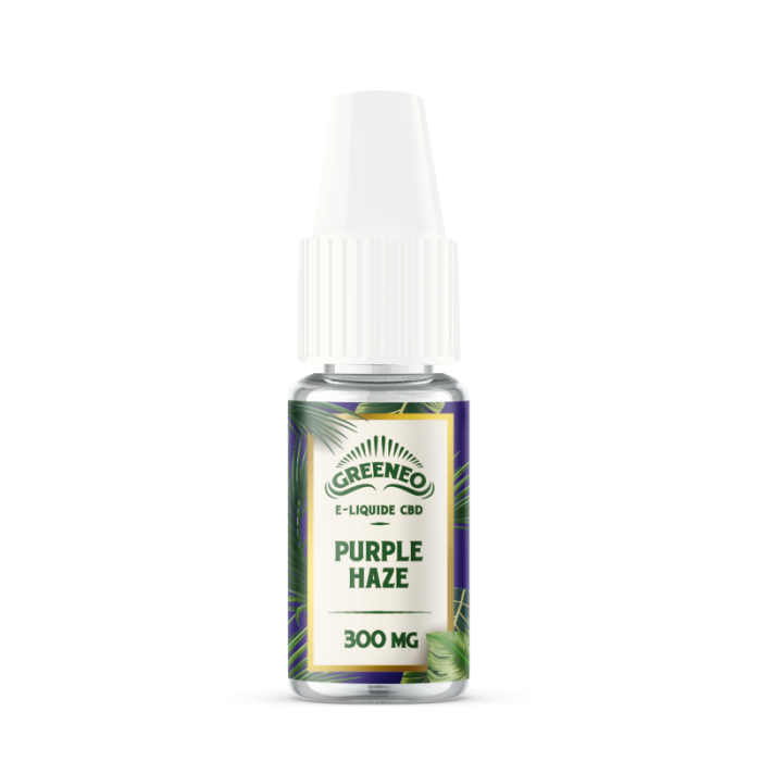 E-liquide CBD Purple Haze | GREENEO sans nicotine (500 mg)