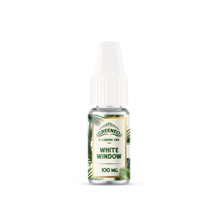 E-liquide CBD White Window | GREENEO sans nicotine (500 mg)