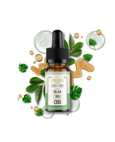 Huile CBD 10% relax | GREENEO