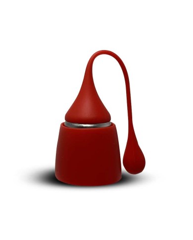 Infuseur à thé en silicone et acier inoxydable (Vert)