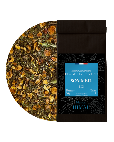 Tisane CBD bio sommeil - en vrac | MAISON HIMAL