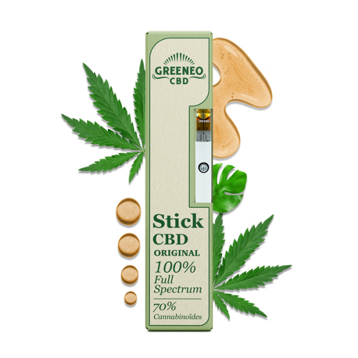 Vape pen CBD full spectrum 70% | GREENEO sans nicotine (Chanvre)