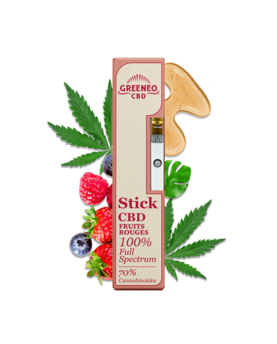 Vape pen CBD full spectrum 70% | GREENEO sans nicotine (Chanvre)
