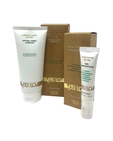 Lubrifiant aloé vera & concentré de CBD | YES FOR LOV