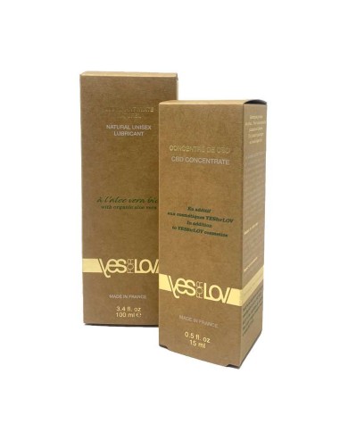 Lubrifiant aloé vera & concentré de CBD | YES FOR LOV