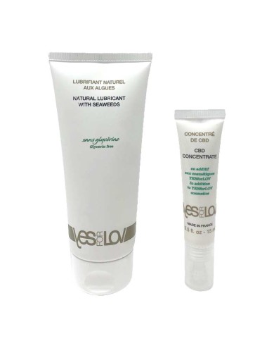Lubrifiant algues & concentré de CBD | YES FOR LOV