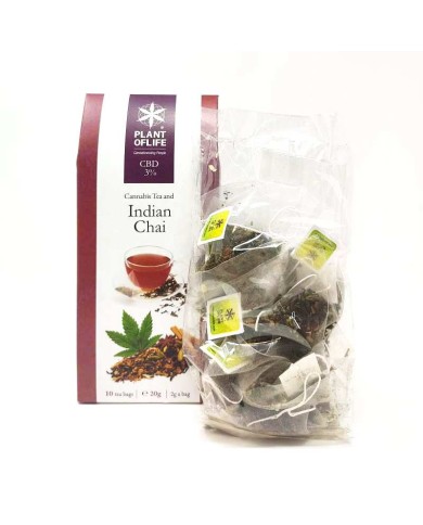 Thé CBD bio indian chai | PLANT OF LIFE