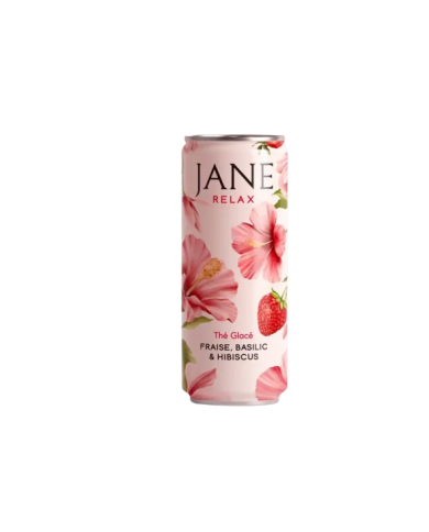 Thé CBD hibiscus fraise basilic bio | JANE