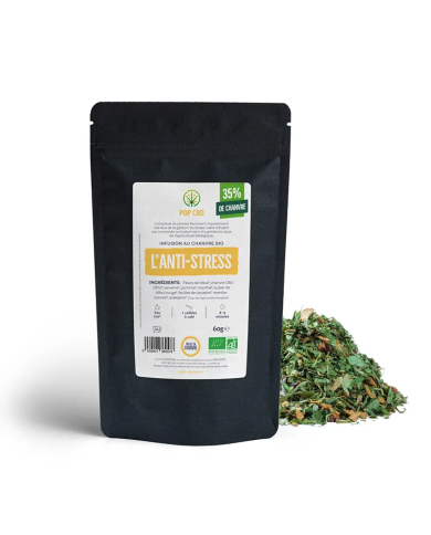 Tisane CBD bio l'anti stress | POP CBD