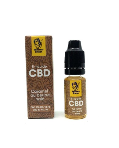 E-liquide CBD Caramel au beurre salé 300mg/10ml sans nicotine