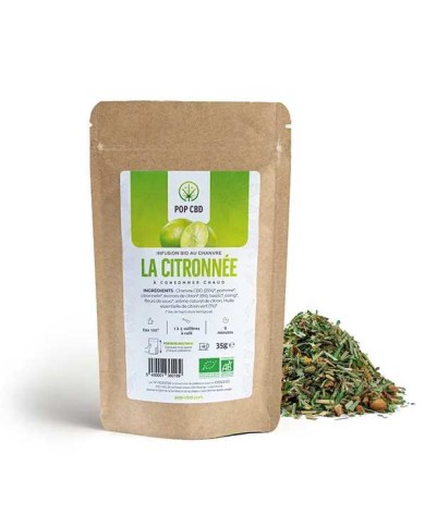 Tisane CBD bio la citronnée | POP CBD