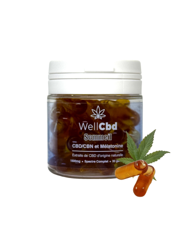 Gélule CBD sommeil | WELL CBD