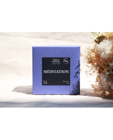 Tisane CBD bio méditation | MAISON HIMAL
