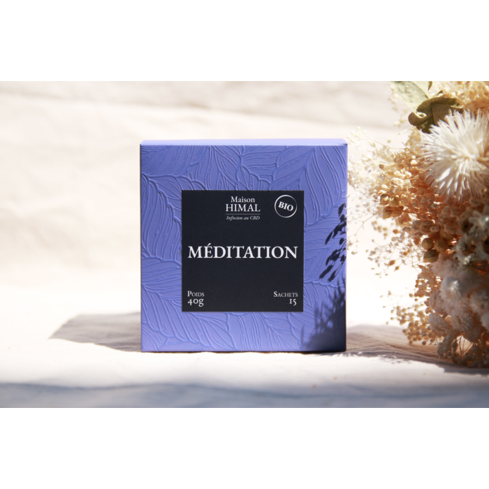 Tisane CBD bio méditation | MAISON HIMAL
