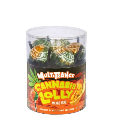 Sucette cannabis mangue - 10 pcs | MULTITRANCE