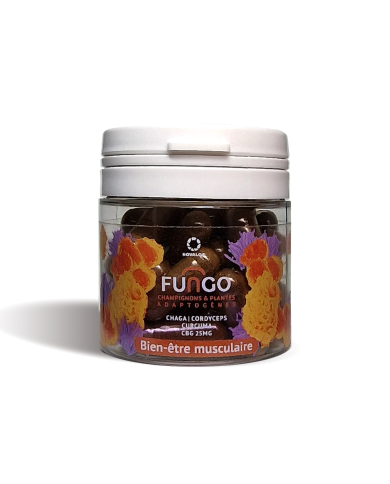 Gélule CBG & champignons bien-être musculaire | FUNGO, NOVALOA