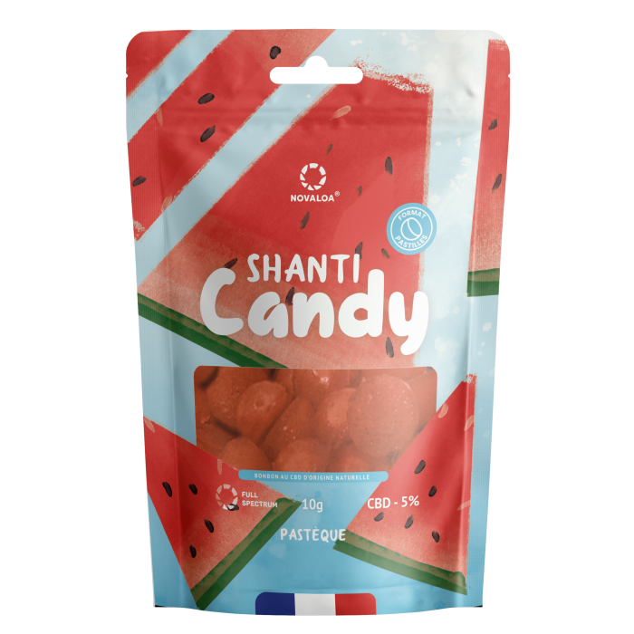 Bonbon CBD pastèque | NOVALOA