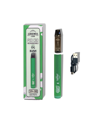 Vape pen CBD 10% OG Kush | GREENEO sans nicotine