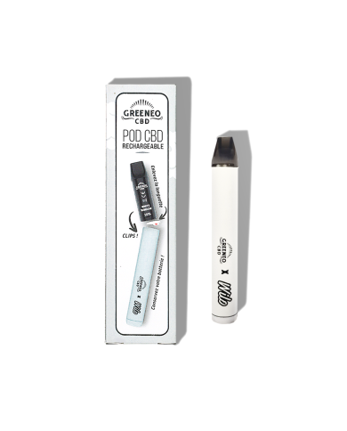 Vape pen CBD 10% White Window | GREENEO sans nicotine