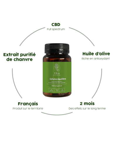 Gélule CBD équilibre | ELEA