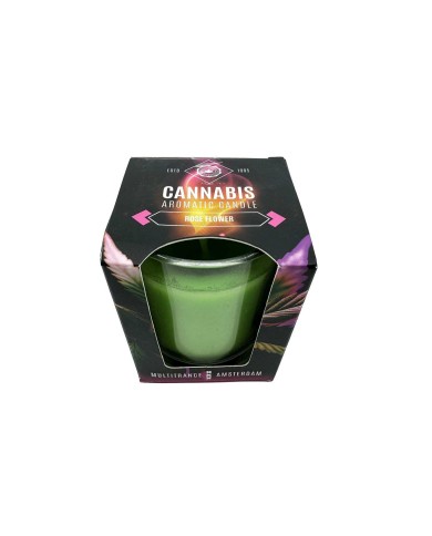 Bougie parfumée au Cannabis Rose Flower | MULTITRANCE