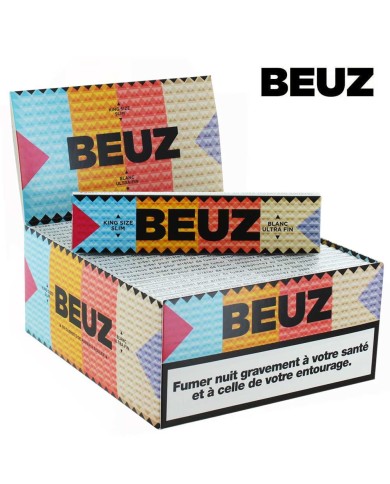 Boite de 50 carnets Beuz King Size Slim