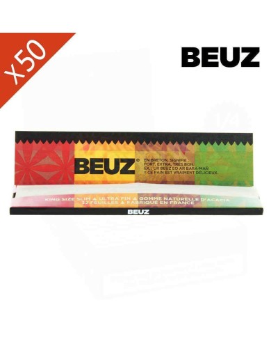 Boîte de 50 carnets Beuz Hemp Bio King Size