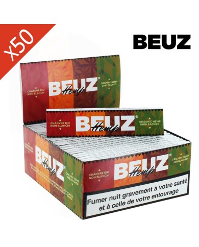 Boîte de 50 carnets Beuz Hemp Bio King Size