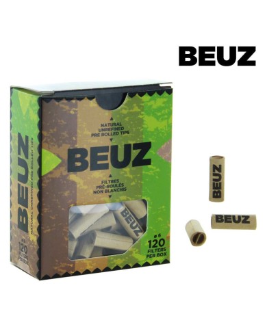 12 Boites de Filtre Carton Filtres pré-roulés Beuz (120 filtres/boite)
