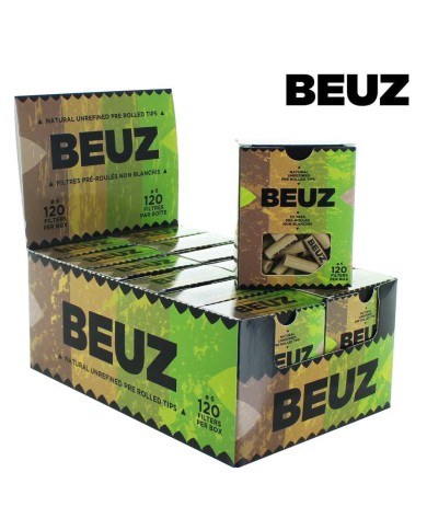 12 Boites de Filtre Carton Filtres pré-roulés Beuz (120 filtres/boite)