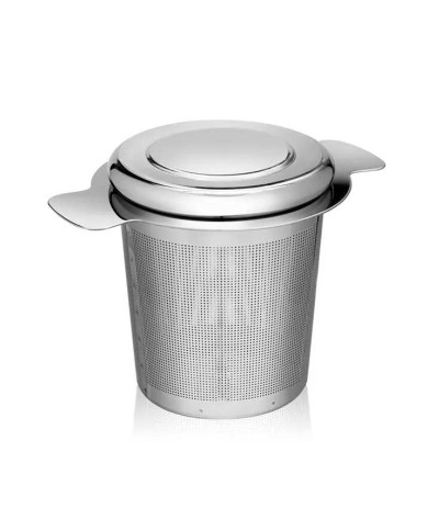 Infuseur à thé en acier inoxydable avec couvercle