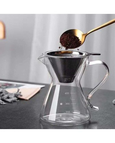 Infuseur à thé en acier inoxydable avec support